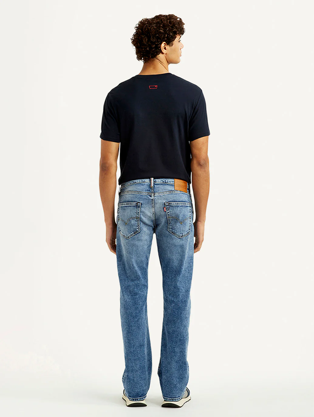 Men's 527 Blue Slim Bootcut Fit Mid Rise Jeans - Image 5
