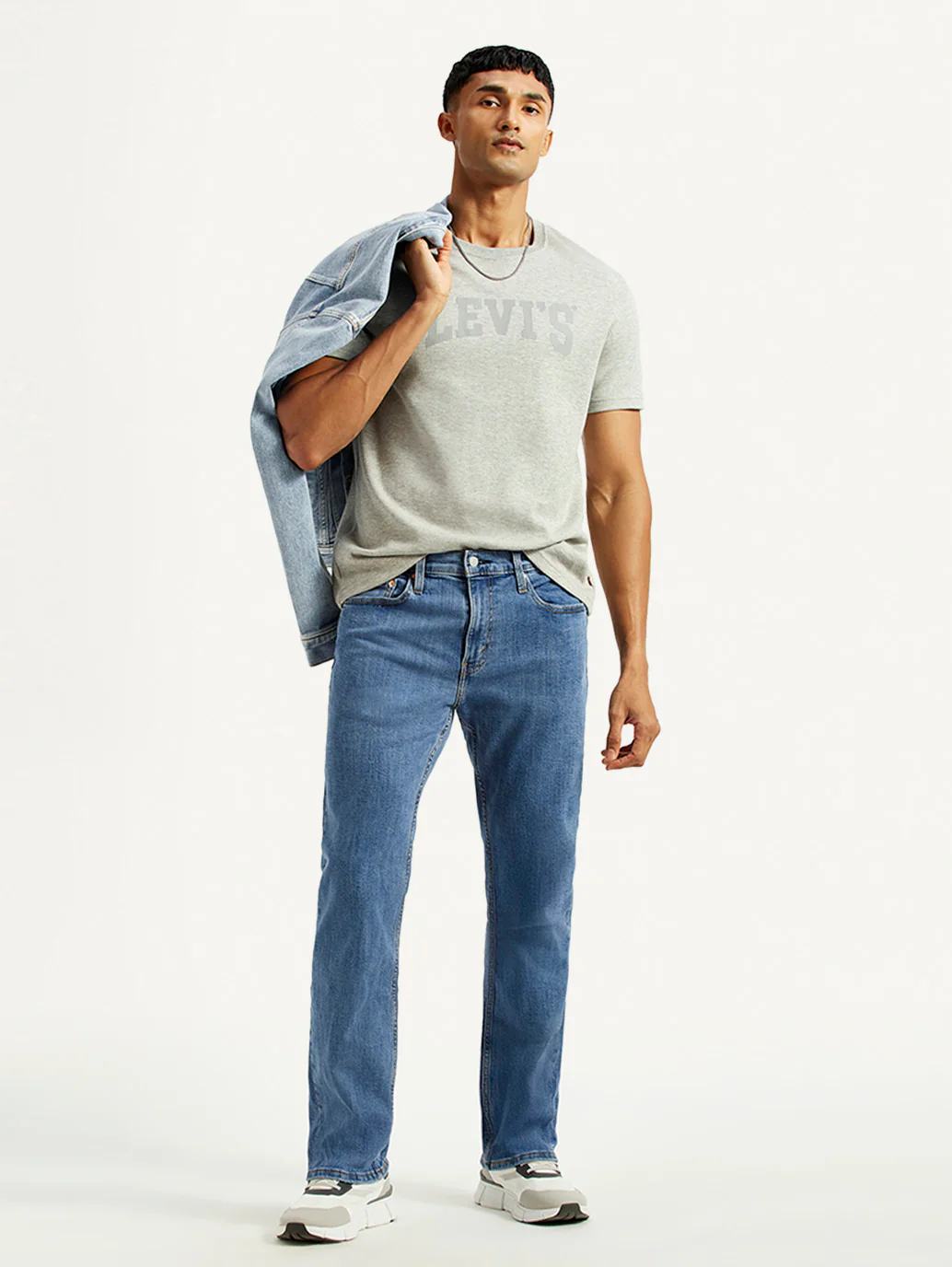 Men's 527 Med Indigo Bootcut Fit Mid Rise Jeans