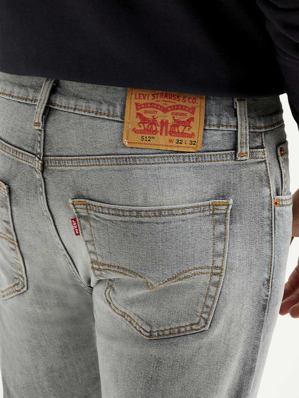 Men's 527 Light Grey Bootcut Fit Mid Rise Jeans - Image 5