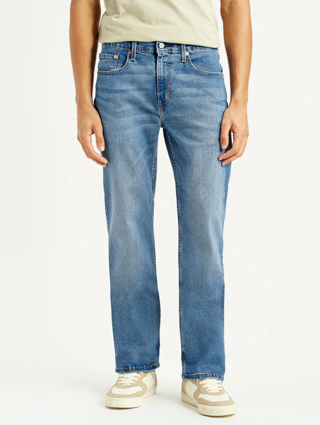 Men's 527 Med Indigo Bootcut Fit Mid Rise Jeans - Image 5