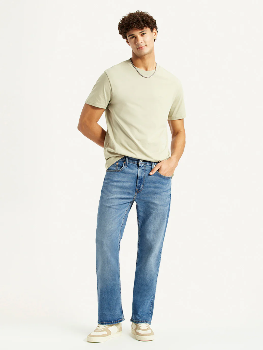 Men's 527 Med Indigo Bootcut Fit Mid Rise Jeans - Image 7