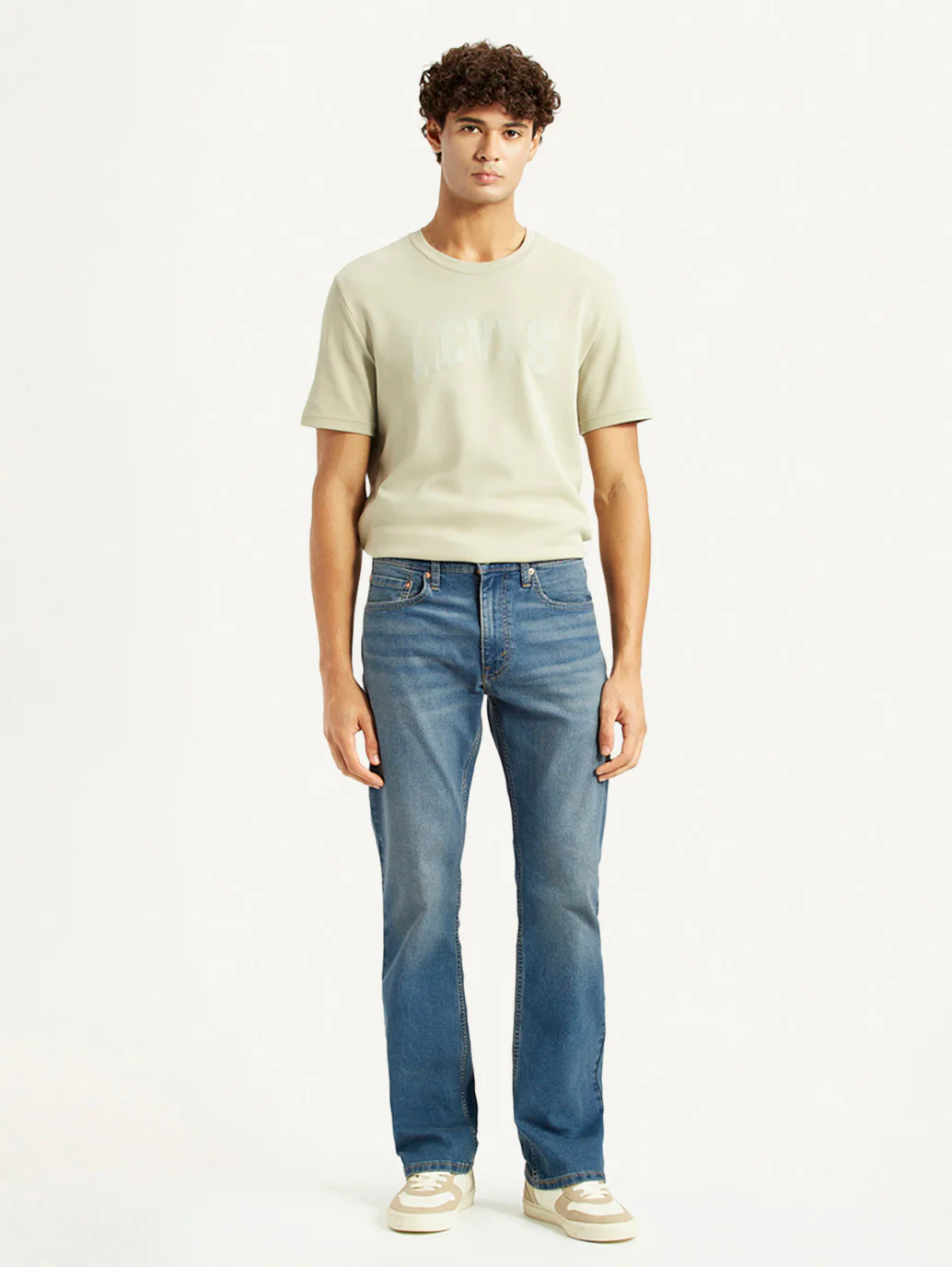 Men's 527 Mid Indigo Bootcut Fit Mid Rise Jeans - Image 7