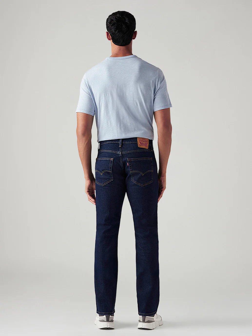 Men's 527 Dark Blue Bootcut Fit Mid Rise Jeans - Image 5