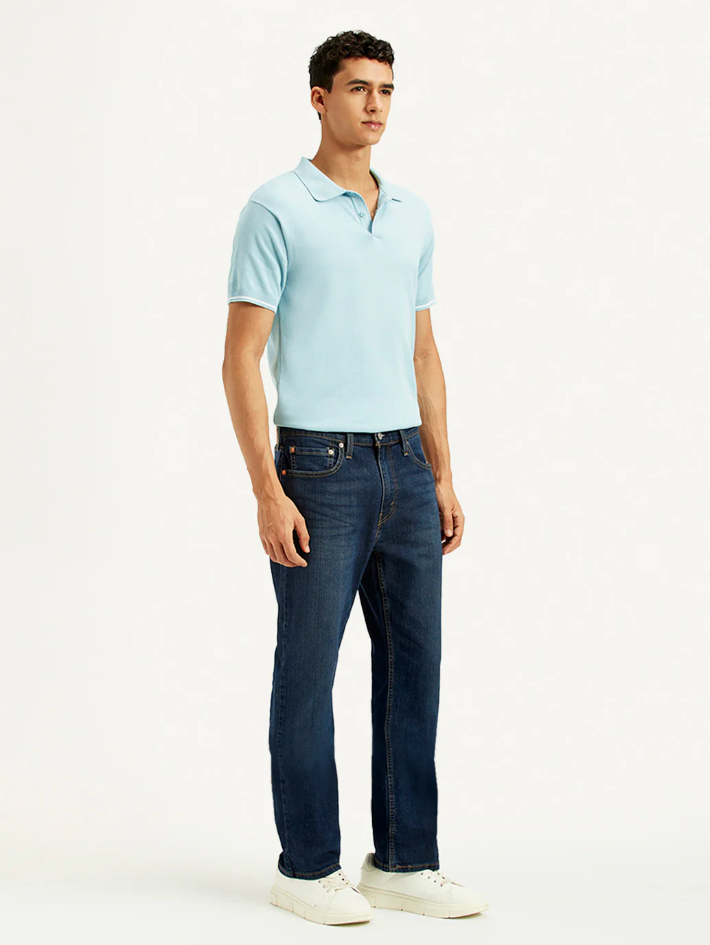 Men's 527 Dark Indigo Bootcut Fit Mid Rise Jeans - Image 7