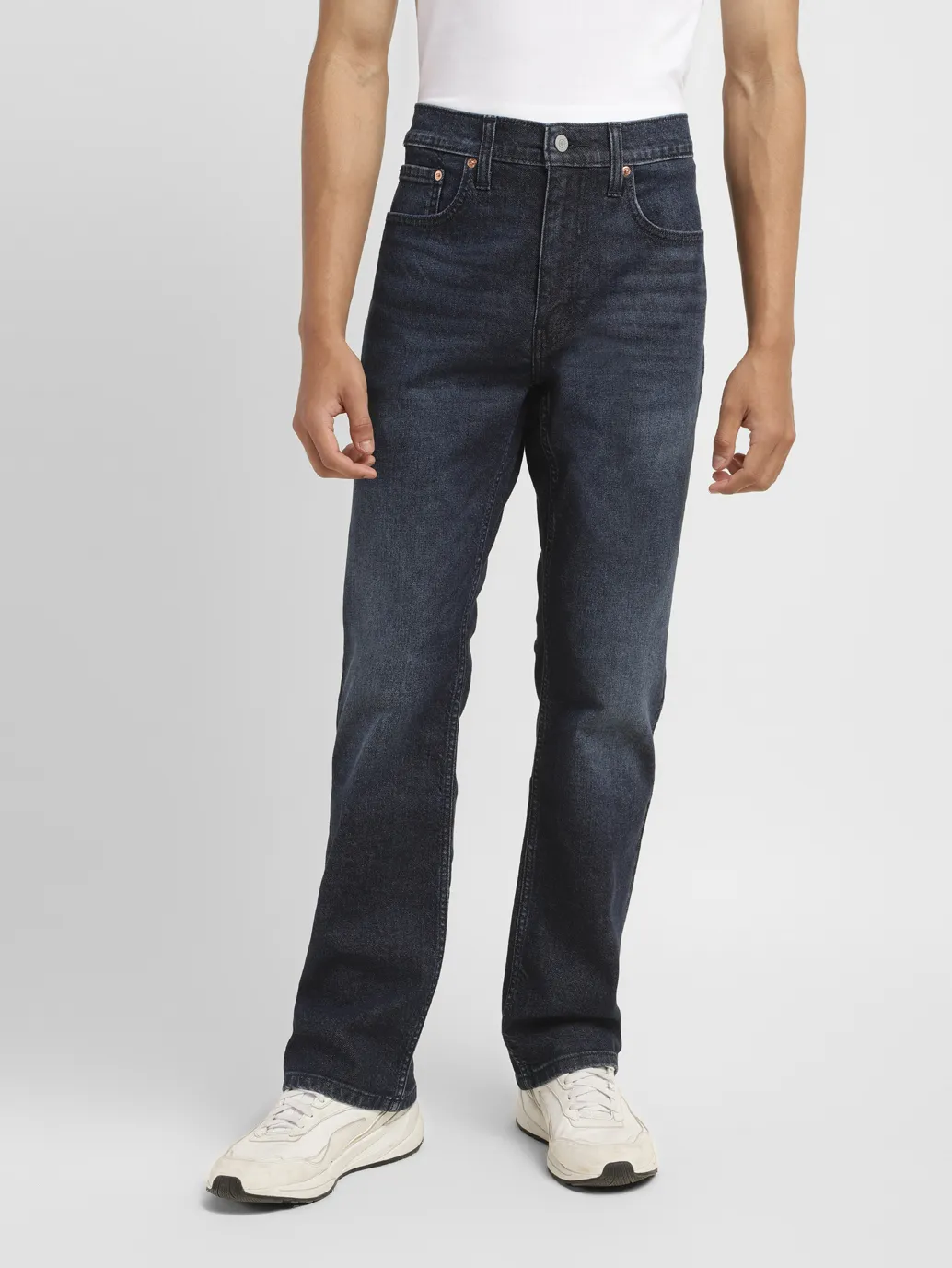 Men's 527 Blue Bootcut Fit Mid Rise Jeans - Image 2