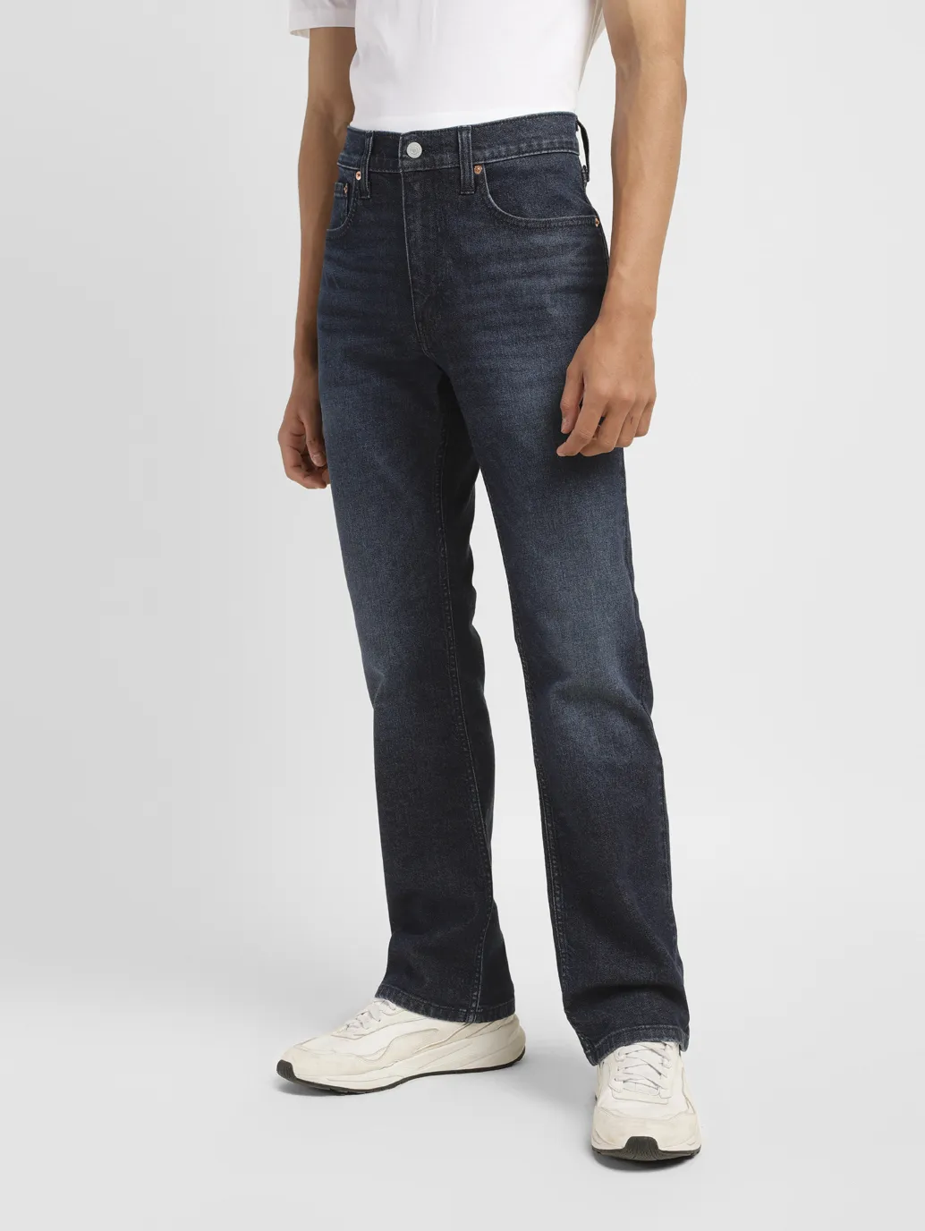 Men's 527 Blue Bootcut Fit Mid Rise Jeans - Image 5