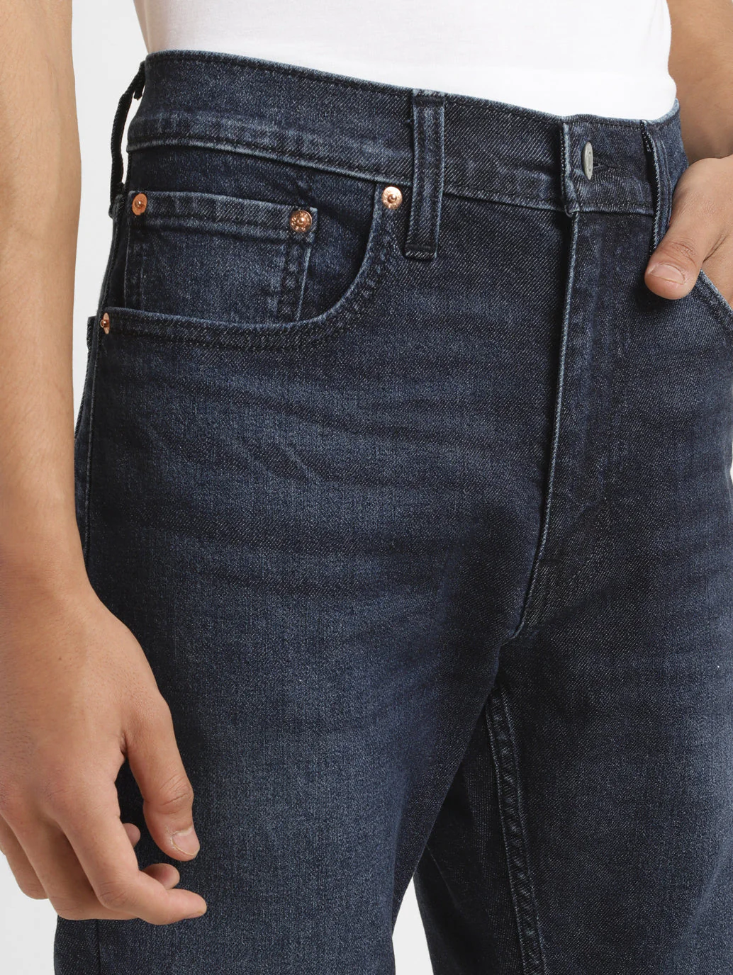 Men's 527 Blue Bootcut Fit Mid Rise Jeans - Image 7