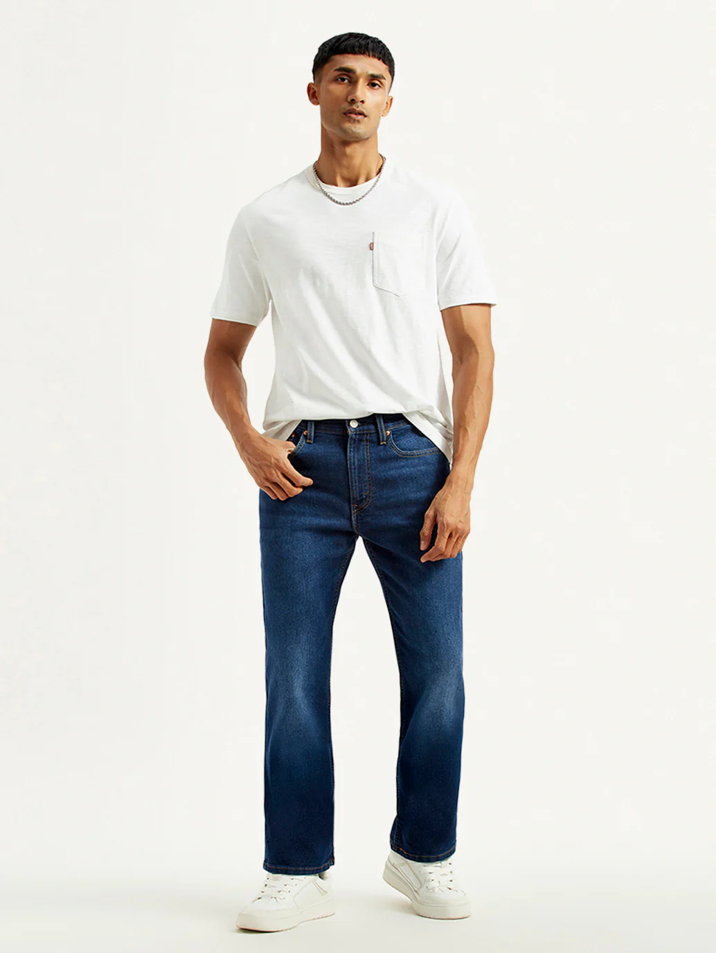 Men's 527 Indigo Slim Bootcut Fit Mid Rise Jeans - Image 7