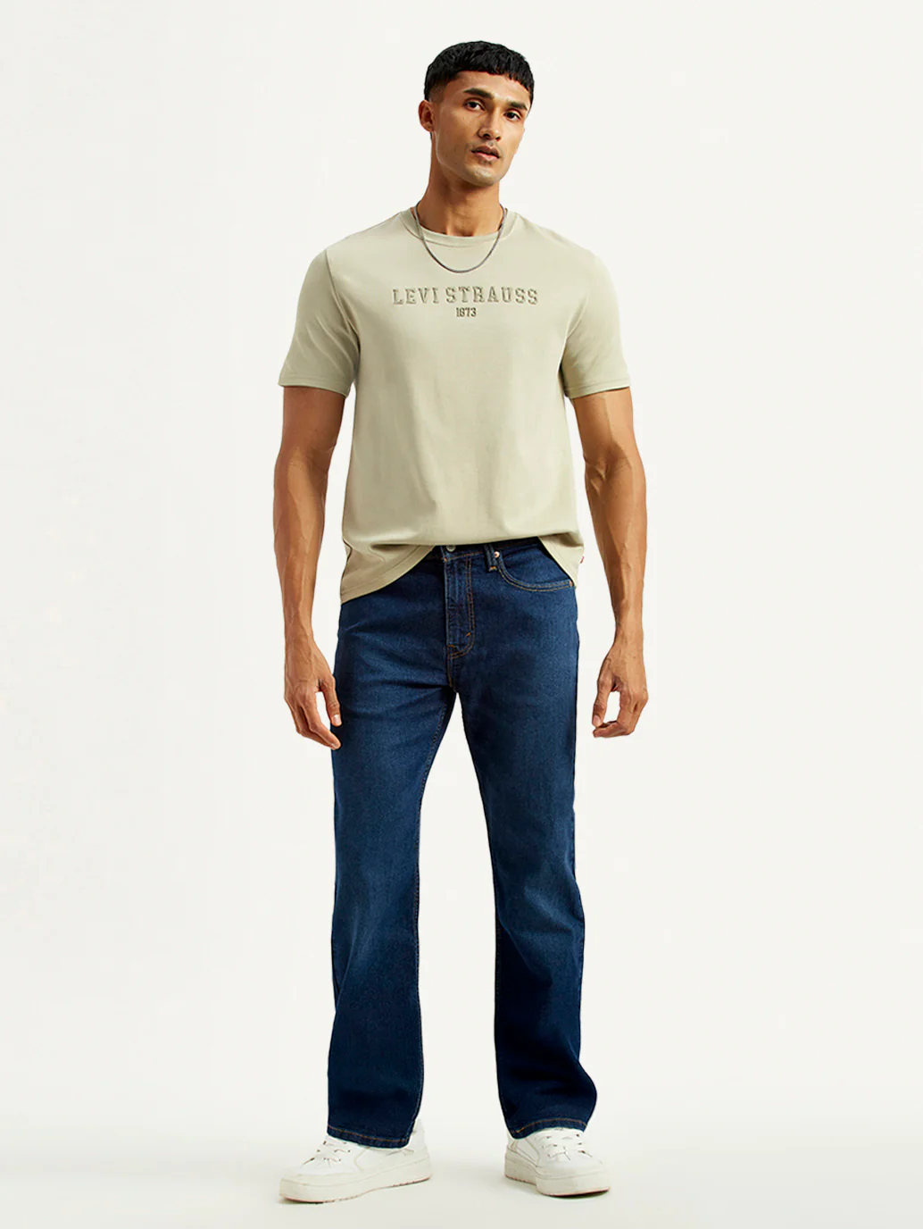 Men's 527 Indigo Slim Bootcut Fit Mid Rise Jeans