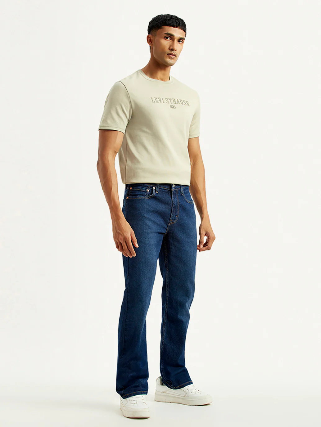 Men's 527 Indigo Slim Bootcut Fit Mid Rise Jeans - Image 6