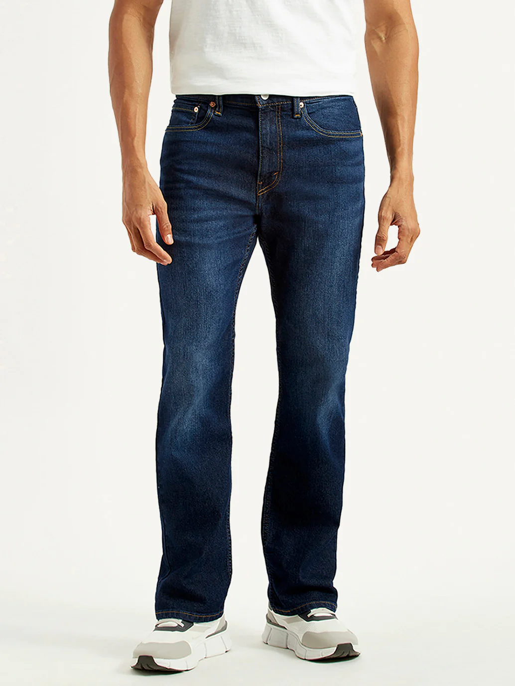 Men's 527 Indigo Slim Bootcut Fit Mid Rise Jeans - Image 3