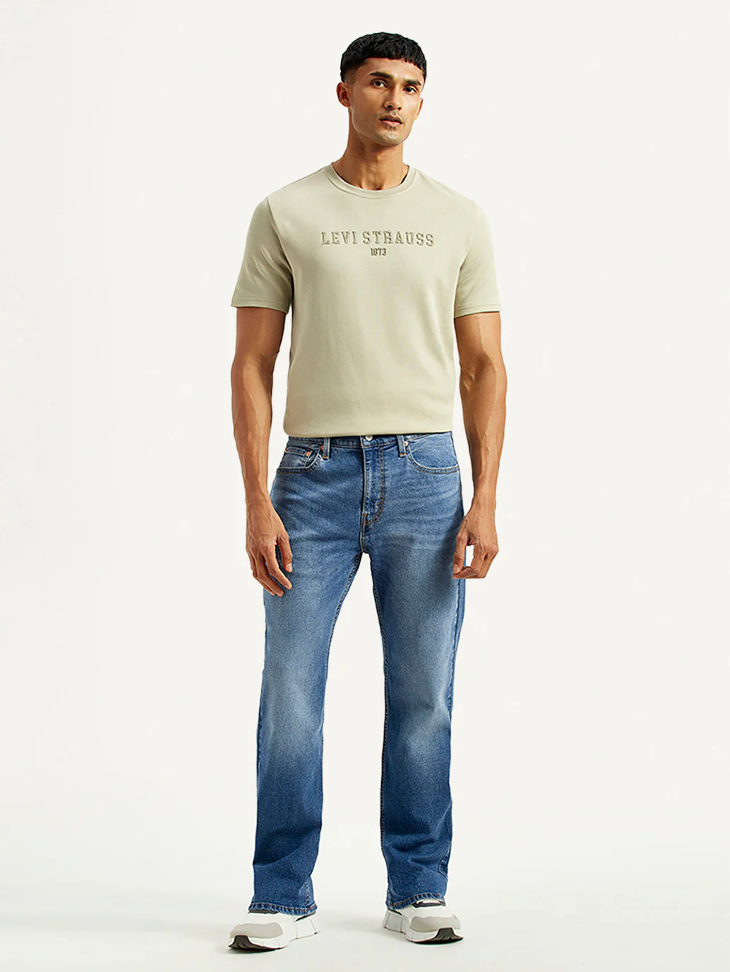 Men's 527 Indigo Slim Bootcut Fit Mid Rise Jeans - Image 7