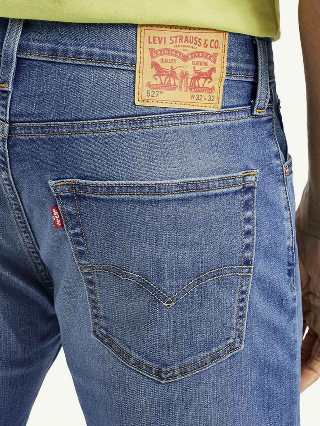 Men's 527 Light Indigo Bootcut Fit Mid Rise Jeans - Image 5