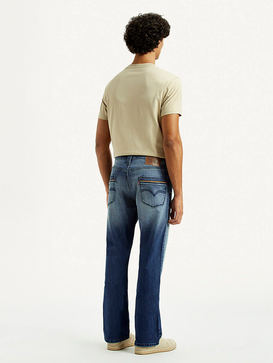 Men's 527 Med Indigo Bootcut Fit Mid Rise Jeans - Image 3