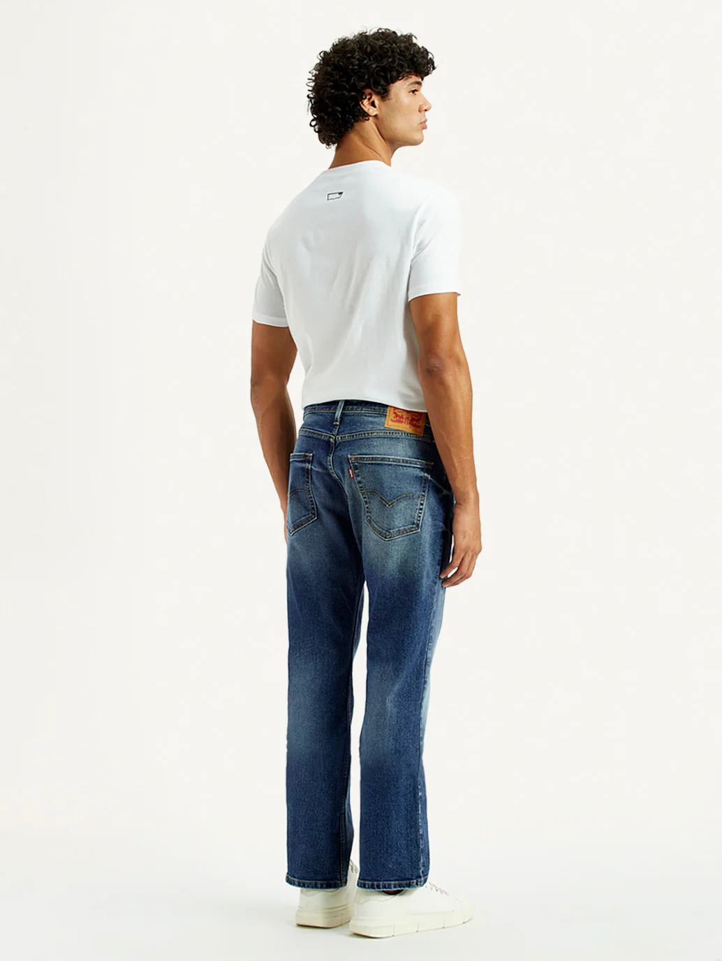 Men's 527 Med Indigo Bootcut Fit Mid Rise Kooltex Jeans - Image 2