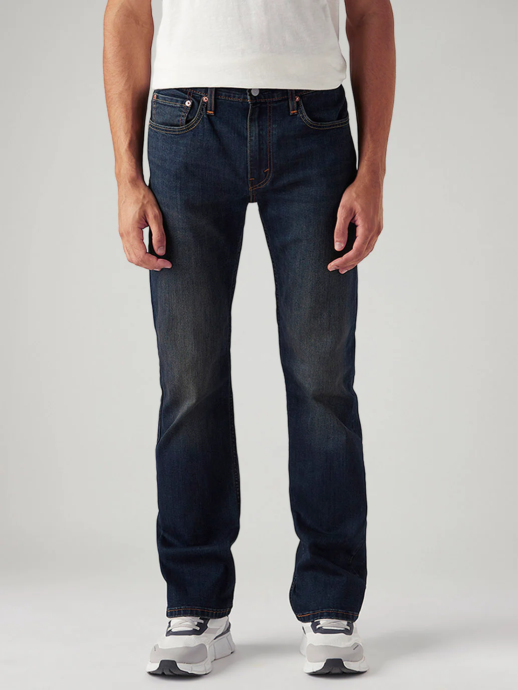 Men's Tinted 527 Navy Bootcut Mid Rise Jeans - Image 2