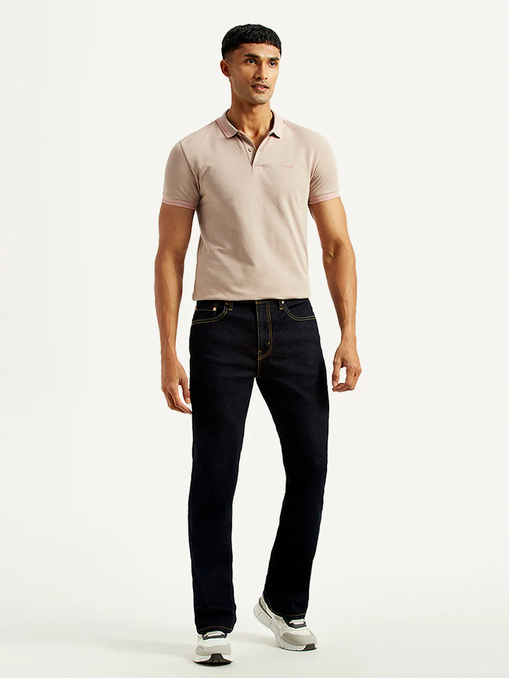 Men's 527 Navy Slim Bootcut Fit Mid Rise Jeans - Image 7