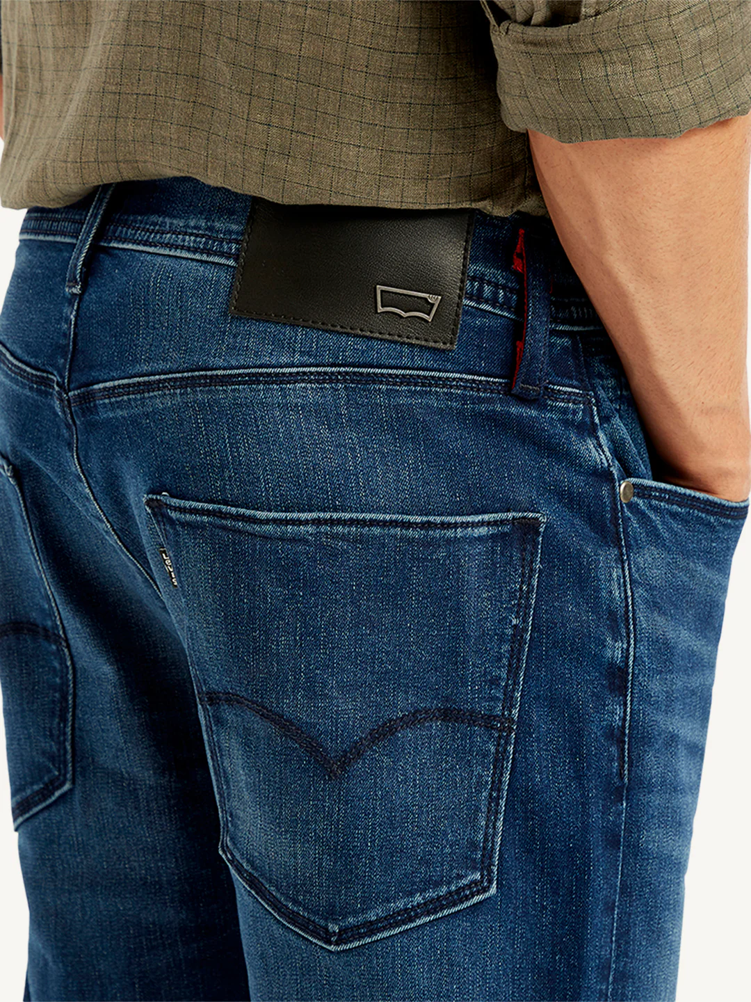 Men's Redloop 527 Blue Bootcut Fit Mid Rise Jeans - Image 5