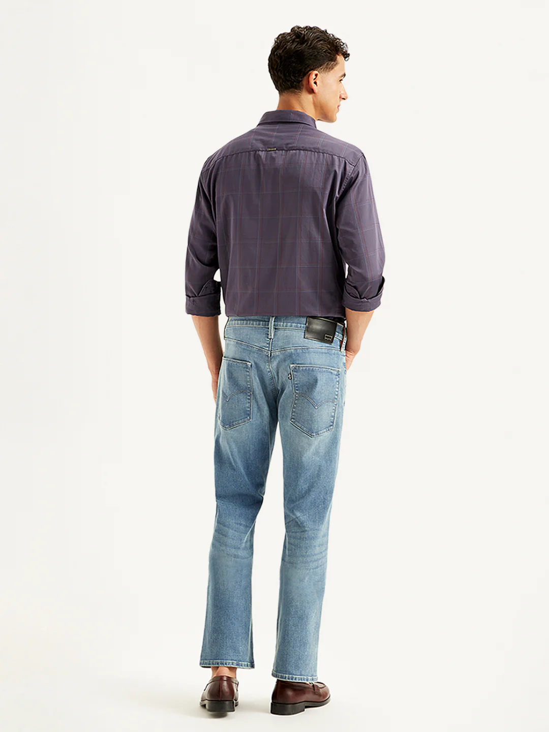 Men's Redloop 527 Blue Bootcut Fit Mid Rise Jeans - Image 2