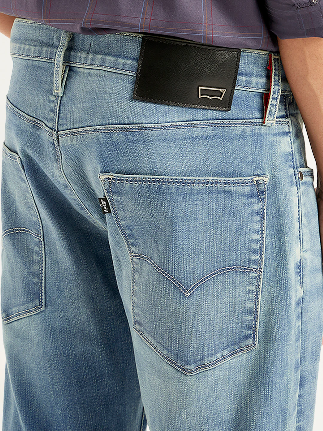 Men's Redloop 527 Blue Bootcut Fit Mid Rise Jeans - Image 3