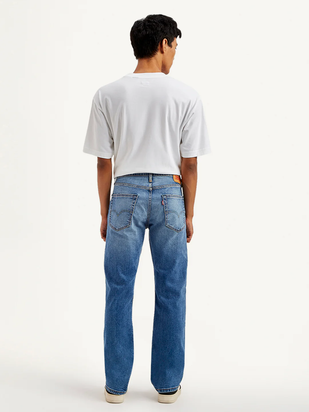 Men's 527 Blue Bootcut Fit Mid Rise Jeans - Image 3