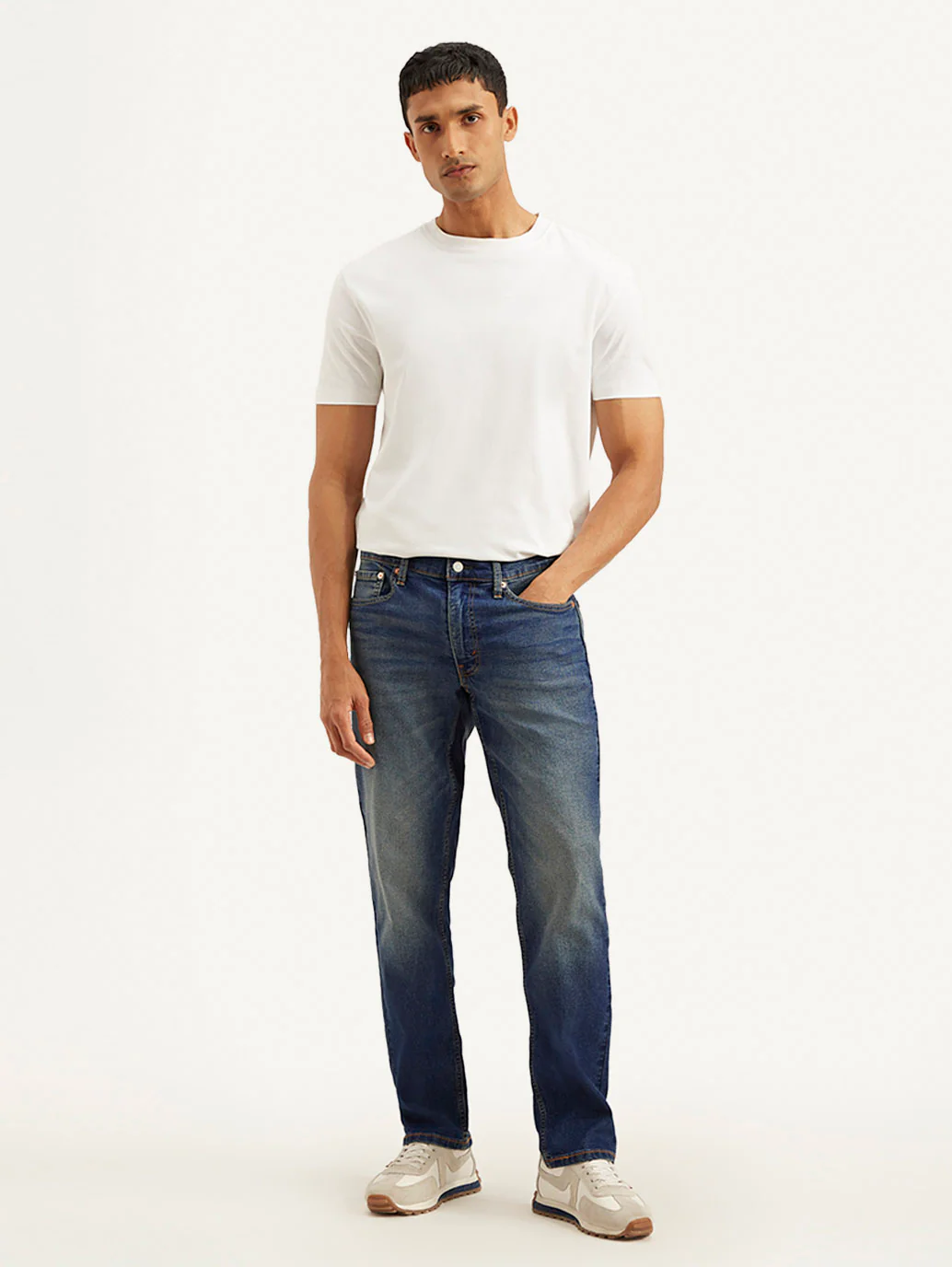 Men's 541 Blue Athletic Tapered Fit Mid Rise Jeans - Image 2