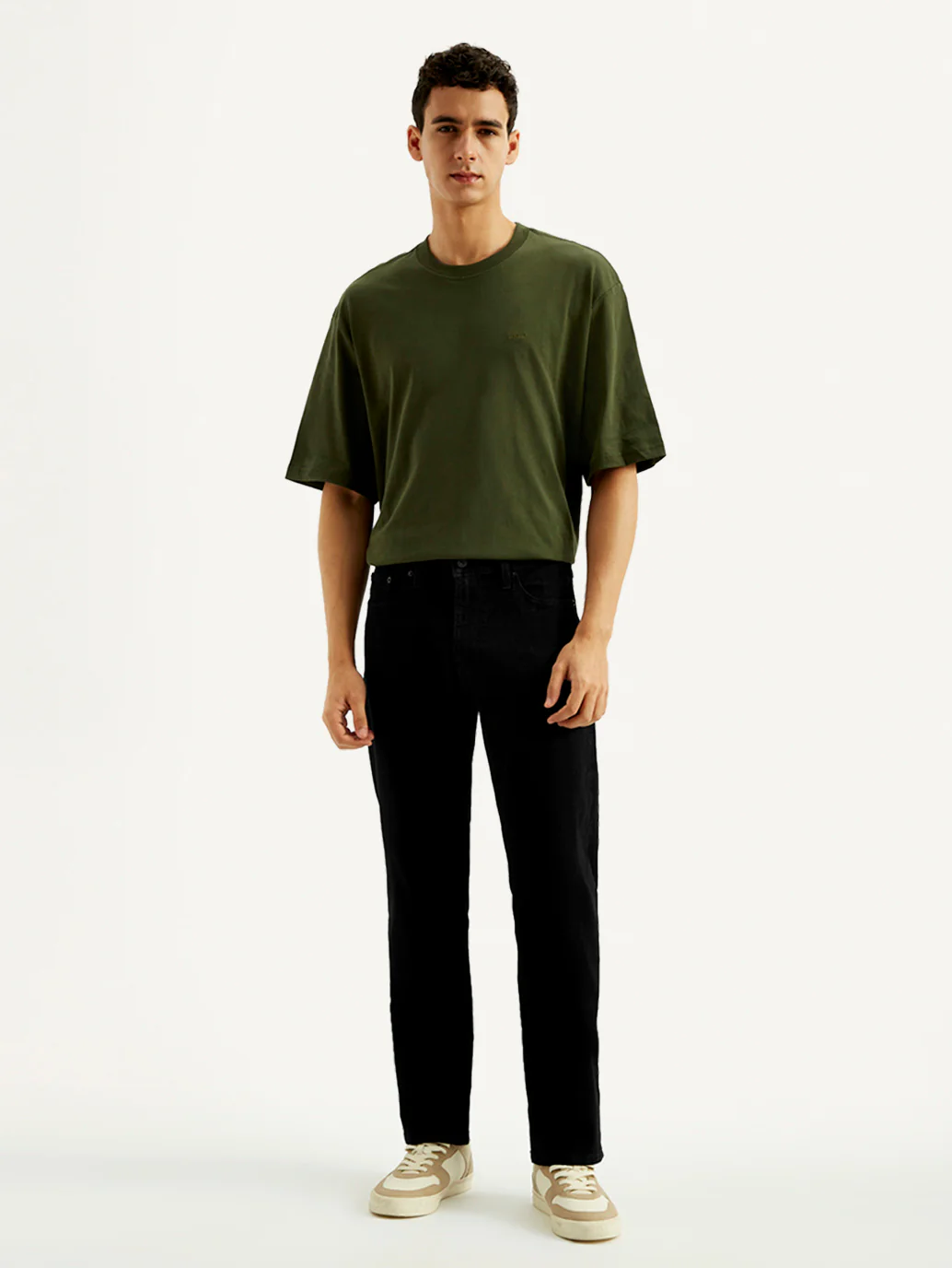 Men's 541 Black Athletic Tapered Fit Mid Rise Jeans - Image 6