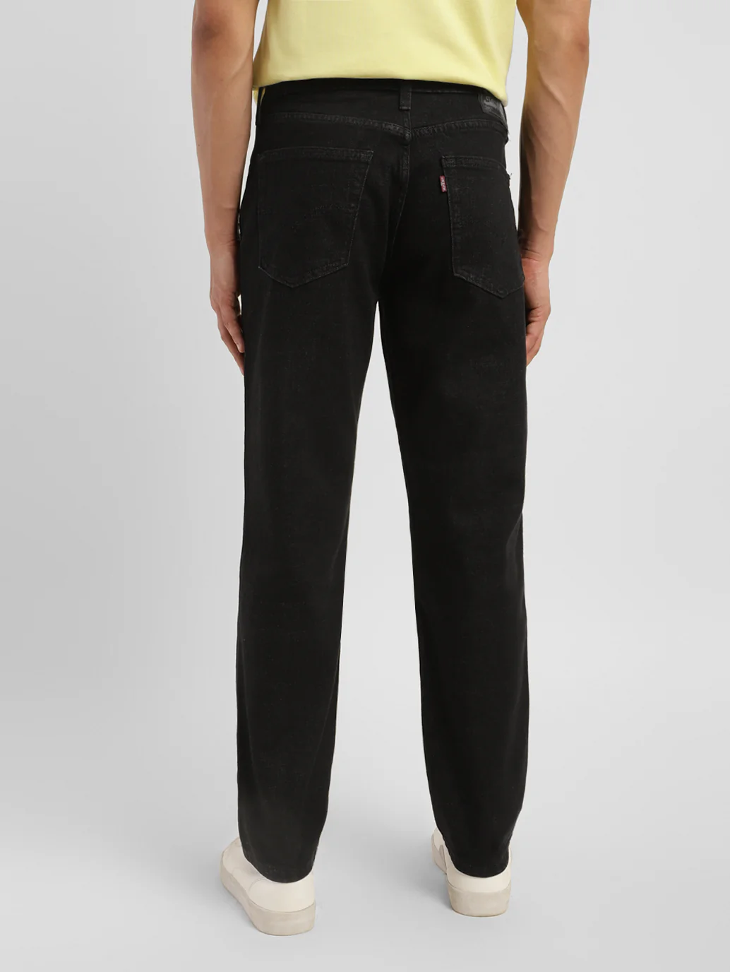 Men's 541 Black Athletic Tapered Fit Mid Rise Jeans - Image 3