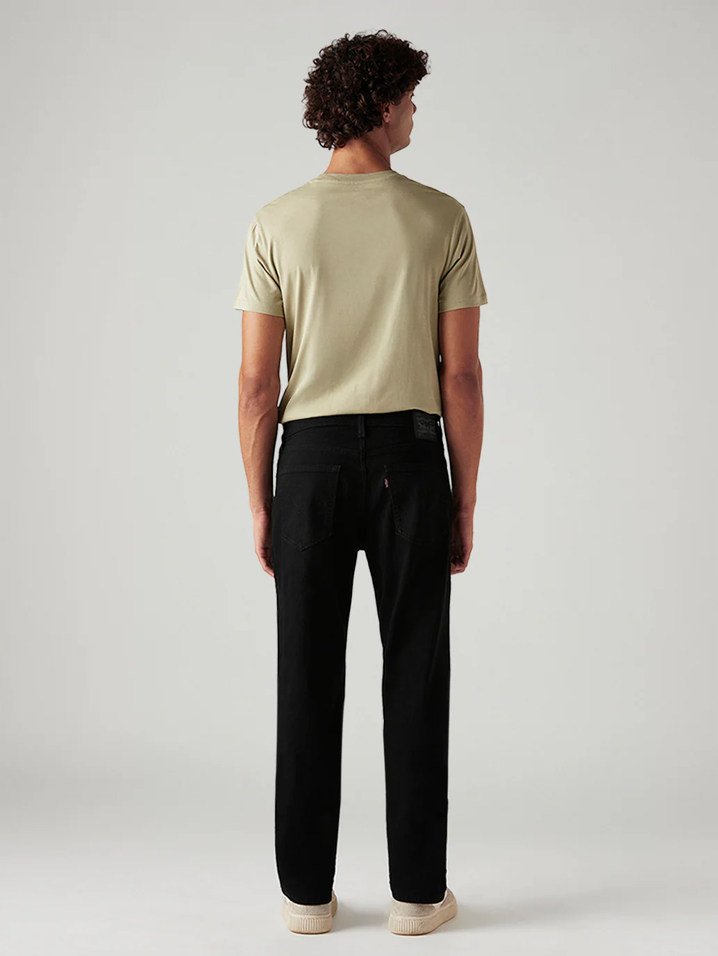 Men's 541 Black Athletic Tapered Fit Mid Rise Jeans - Image 3