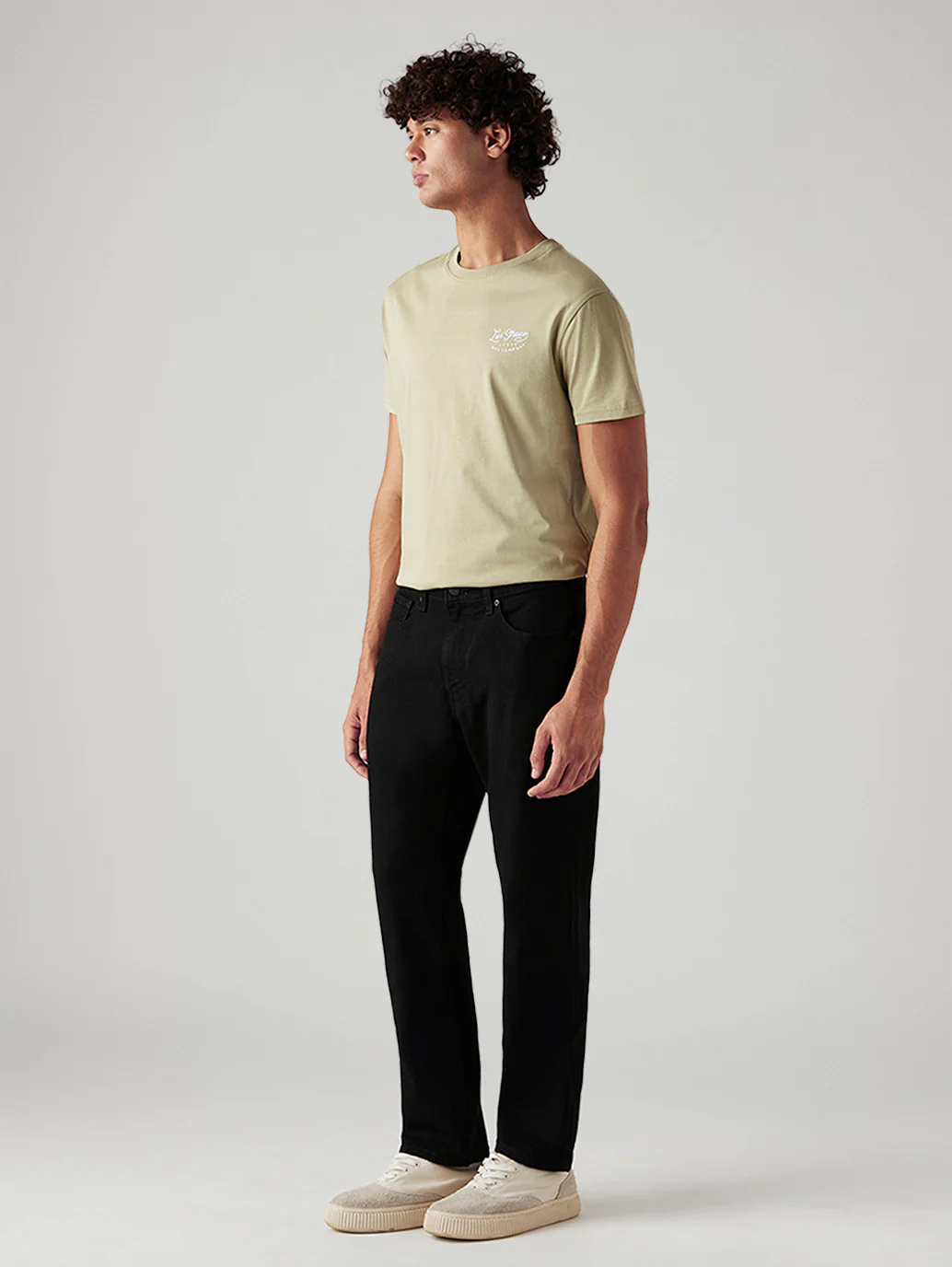 Men's 541 Black Athletic Tapered Fit Mid Rise Jeans - Image 5