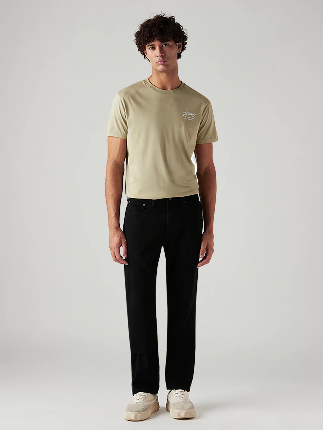 Men's 541 Black Athletic Tapered Fit Mid Rise Jeans - Image 6