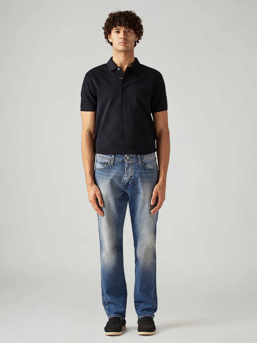 Men's 541 Blue Athletic Tapered Fit Mid Rise Commuter Jeans - Image 2
