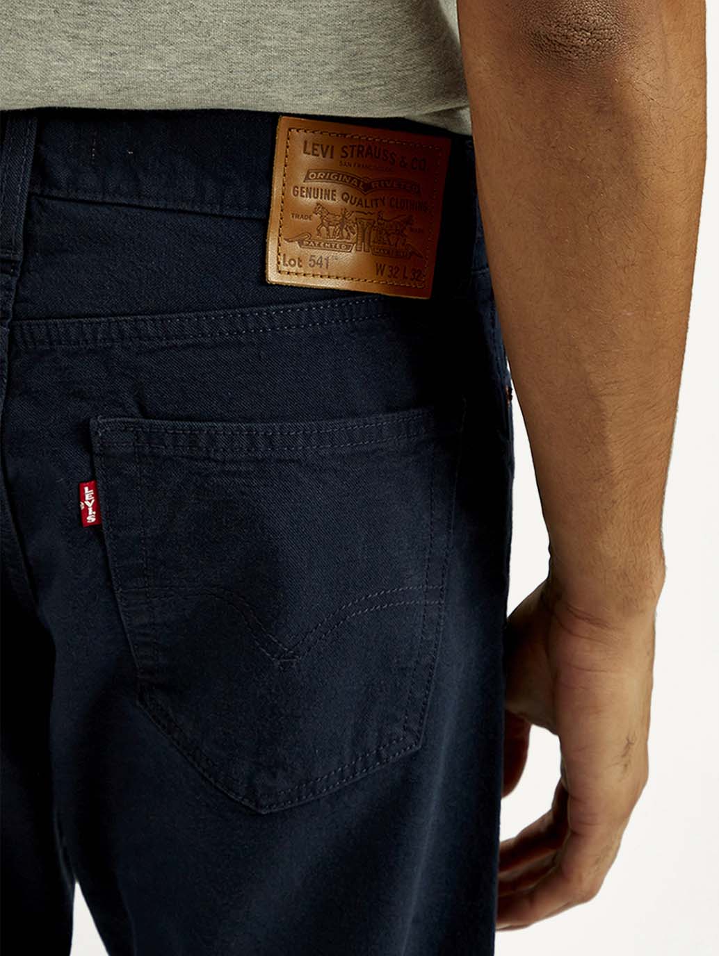 Men's Redloop 541 Blue Athletic Tapered Fit Mid Rise Selvedge Jeans - Image 6
