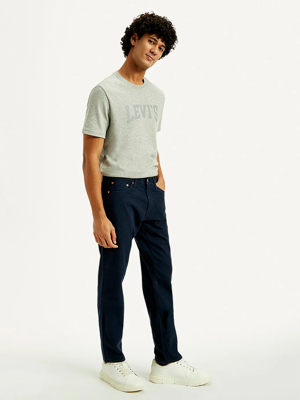 Men's Redloop 541 Blue Athletic Tapered Fit Mid Rise Selvedge Jeans - Image 7