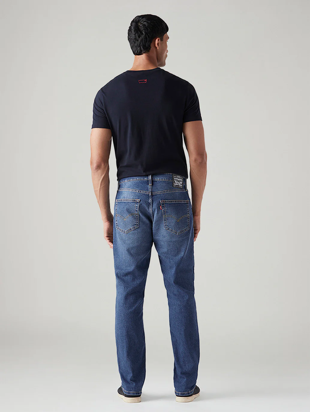Men's 541 Blue Athletic Tapered Fit Mid Rise Jeans - Image 4
