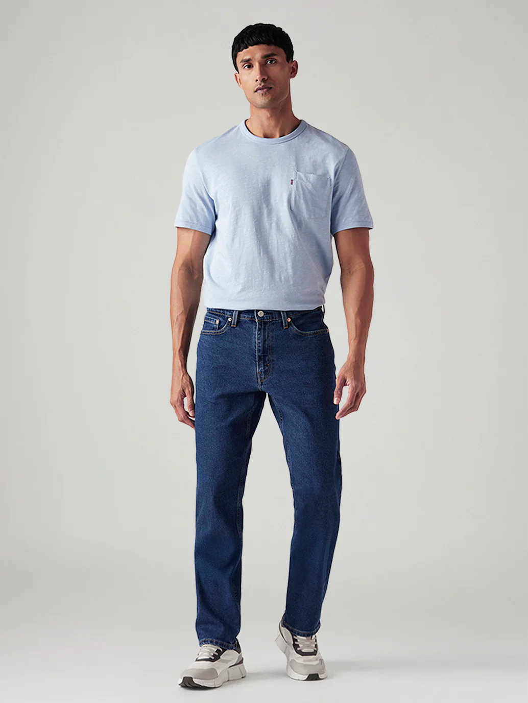 Men's 541 Blue Athletic Tapered Fit Mid Rise Jeans - Image 2