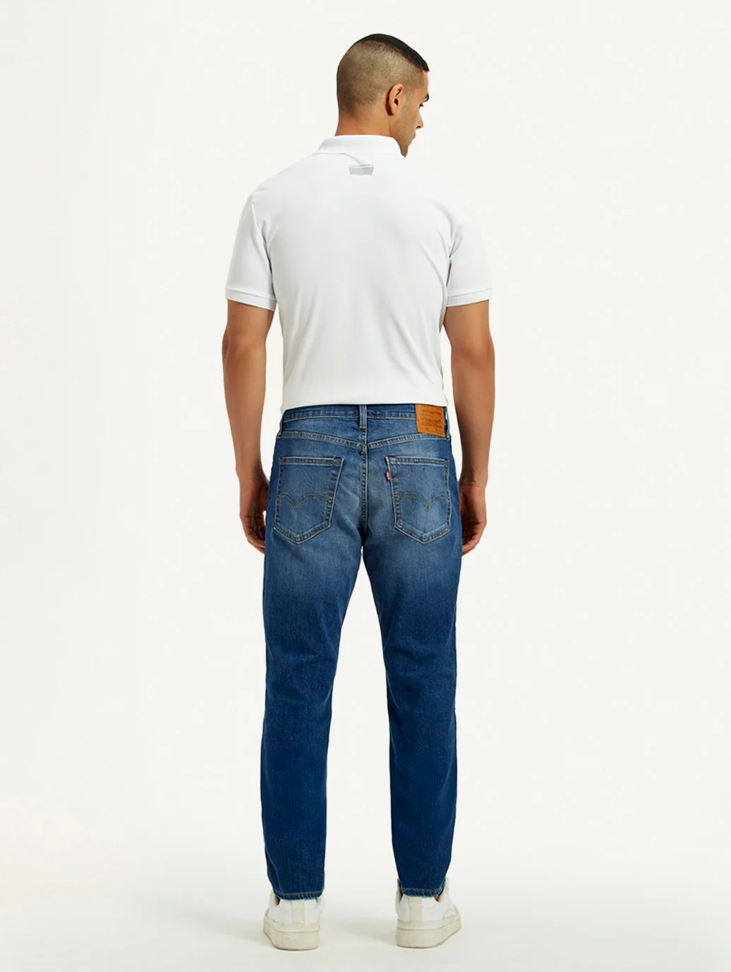 Men's 541 Blue Regular Tapered Fit Mid Rise Jeans - Image 4