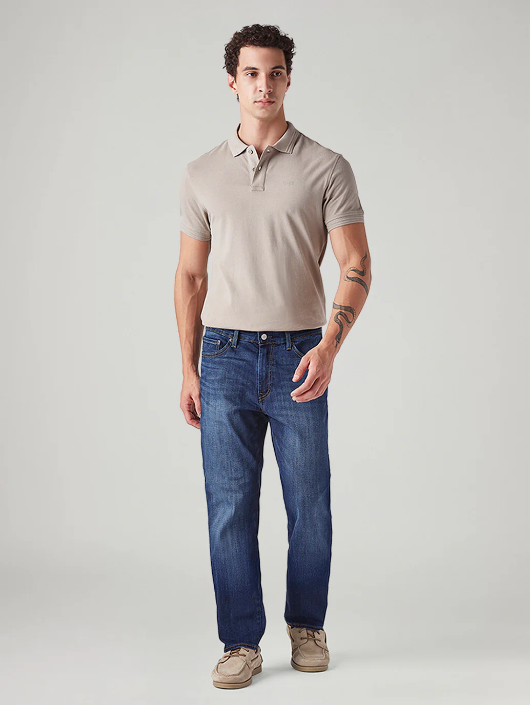Men's 541 Blue Tapered Fit Mid Rise Commuter Jeans - Image 2
