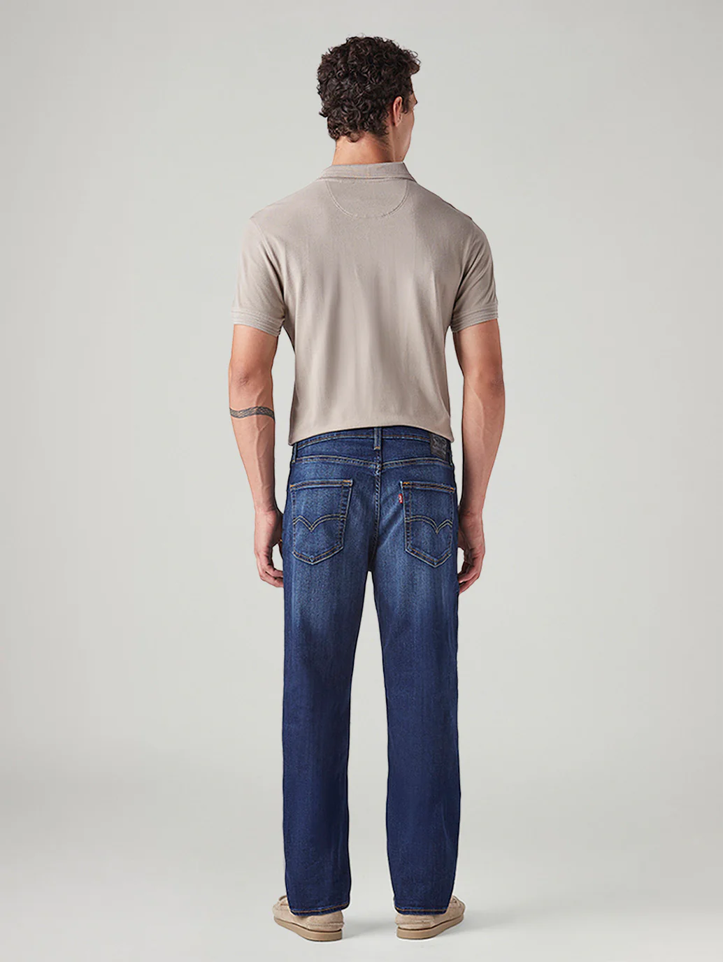 Men's 541 Blue Tapered Fit Mid Rise Commuter Jeans - Image 4