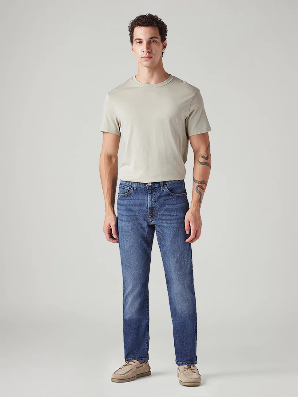 Men's 541 Blue Tapered Fit Mid Rise Commuter Jeans - Image 2