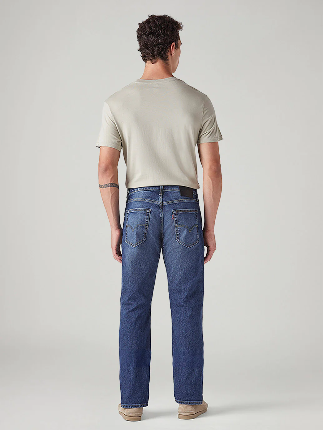 Men's 541 Blue Tapered Fit Mid Rise Commuter Jeans - Image 4