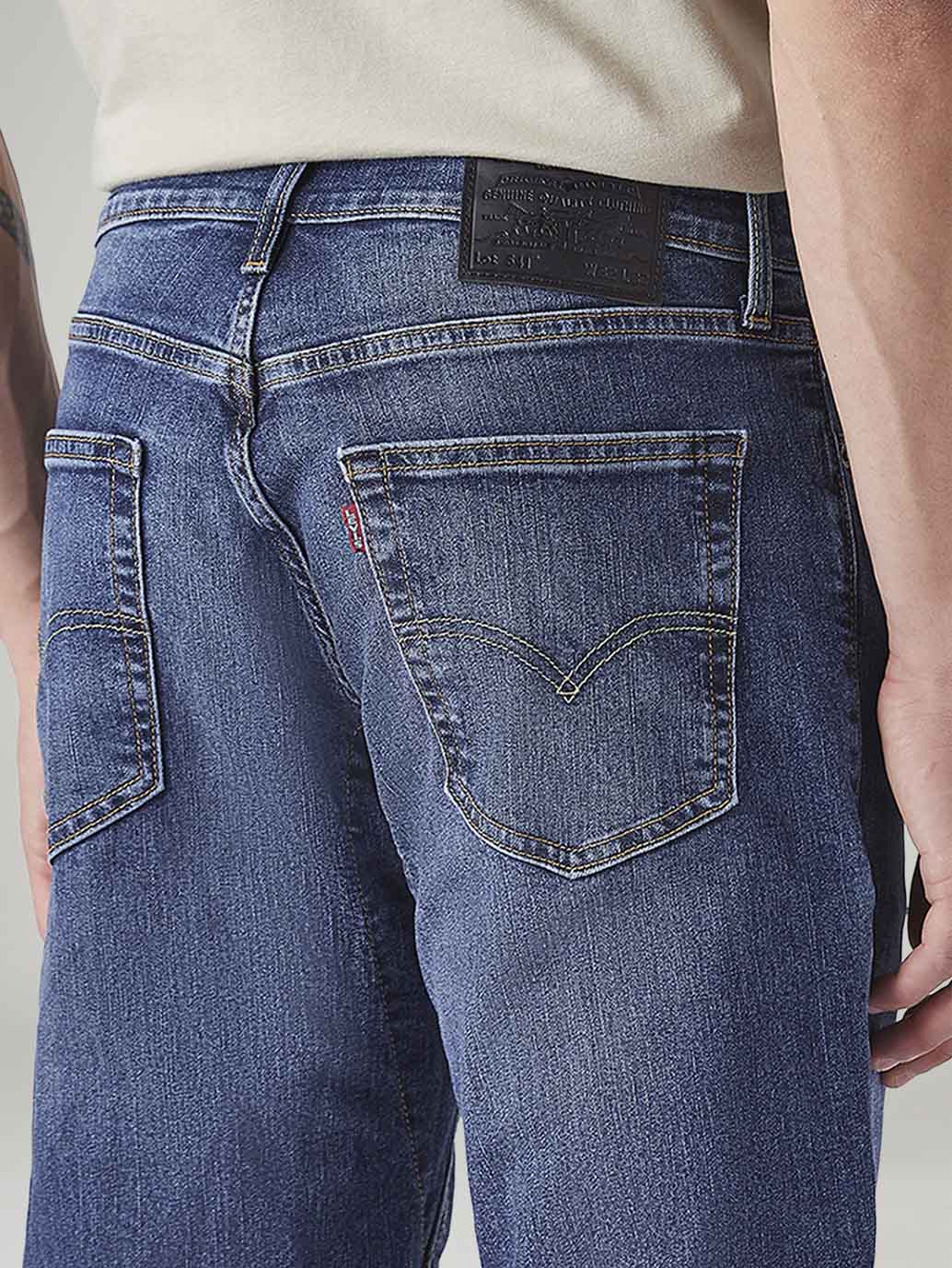 Men's 541 Blue Tapered Fit Mid Rise Commuter Jeans - Image 5