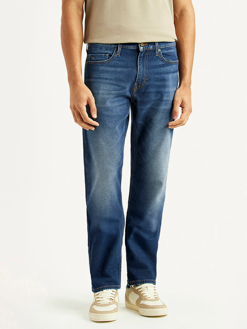 Men's 541 Blue Athletic Tapered Fit Hyper Stretch Jeans - Image 2