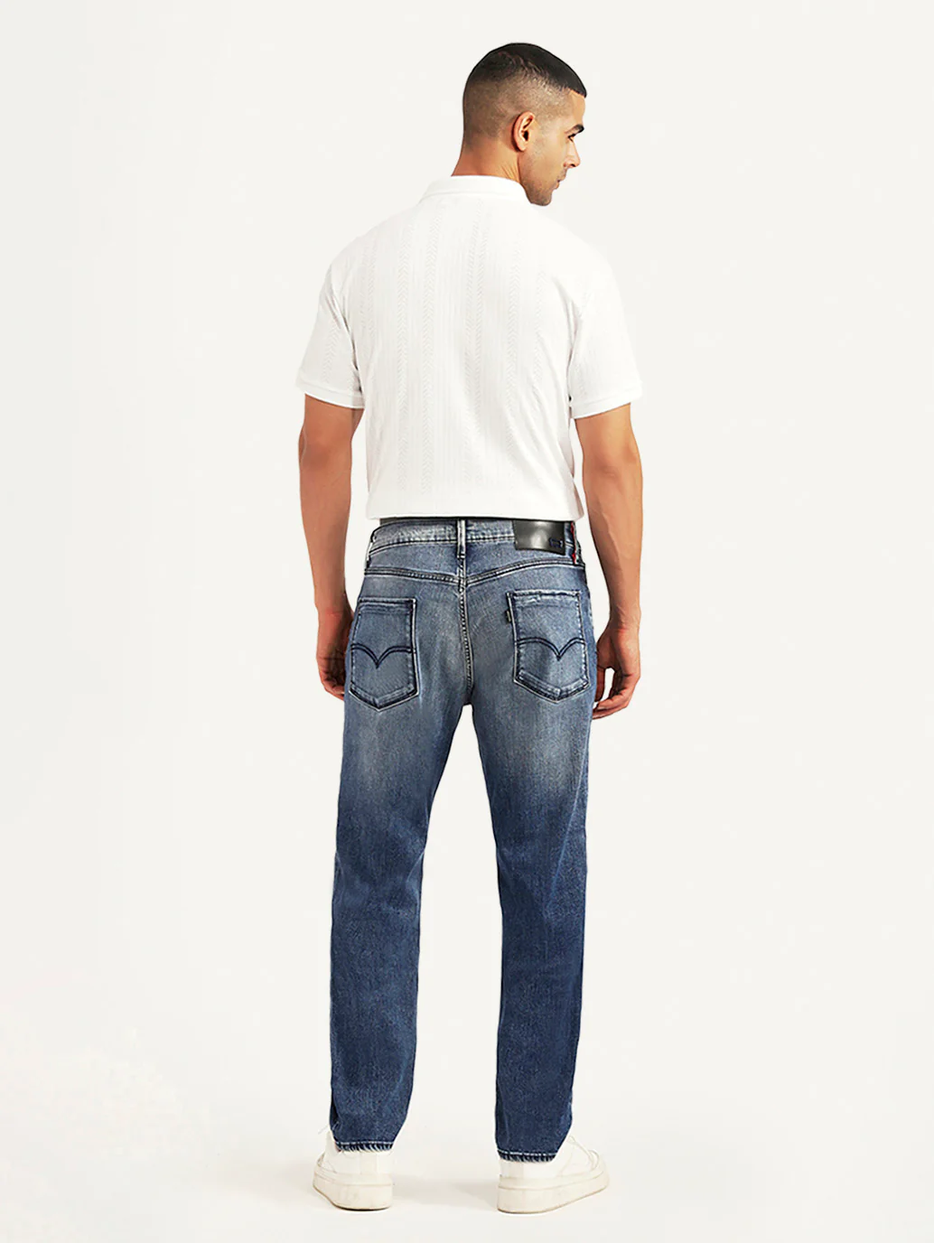 Men's Redloop 541 Blue Tapered Fit Mid Rise Jeans - Image 4