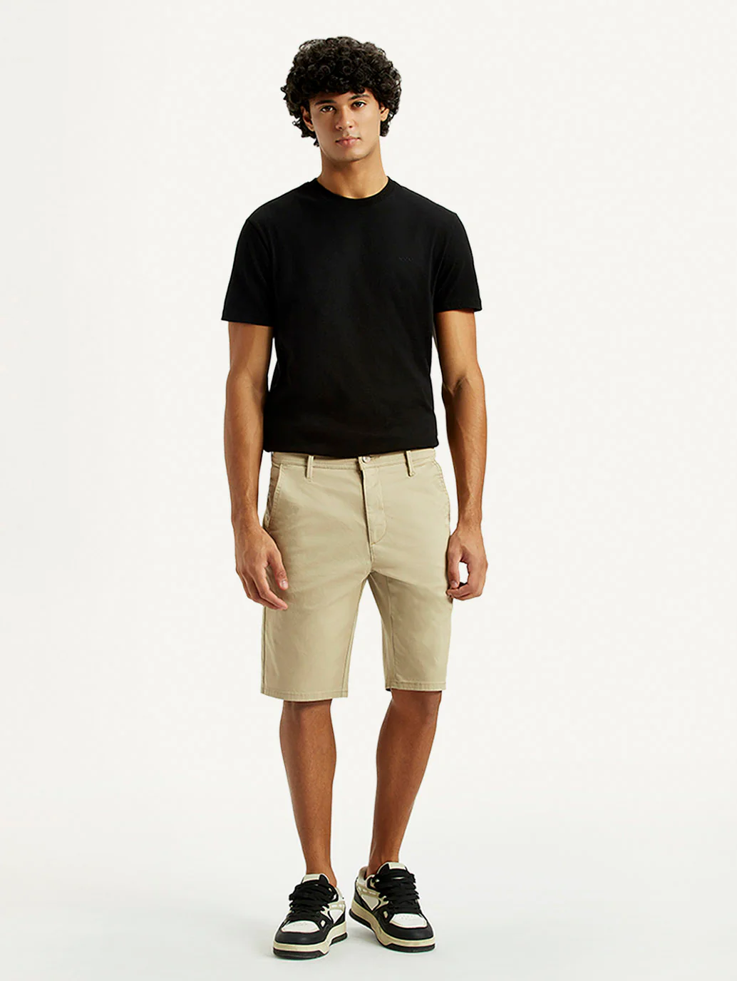Men's 541 Khaki Tapered Fit Mid Rise Shorts - Image 5