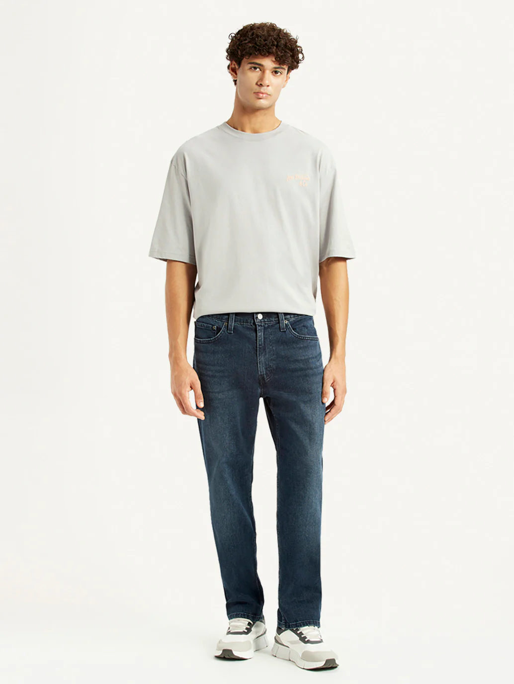 Men's 541 Dark Blue Athletic Tapered Fit Mid Rise Jeans - Image 6