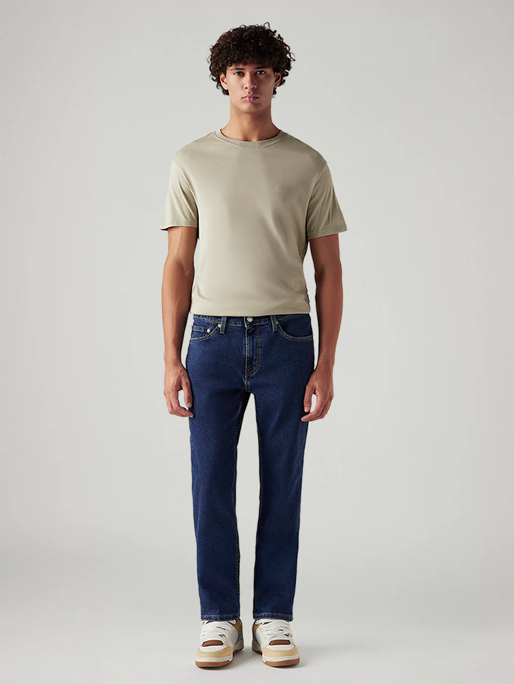 Men's 541 Dark Blue Athletic Tapered Fit Mid Rise Jeans - Image 6