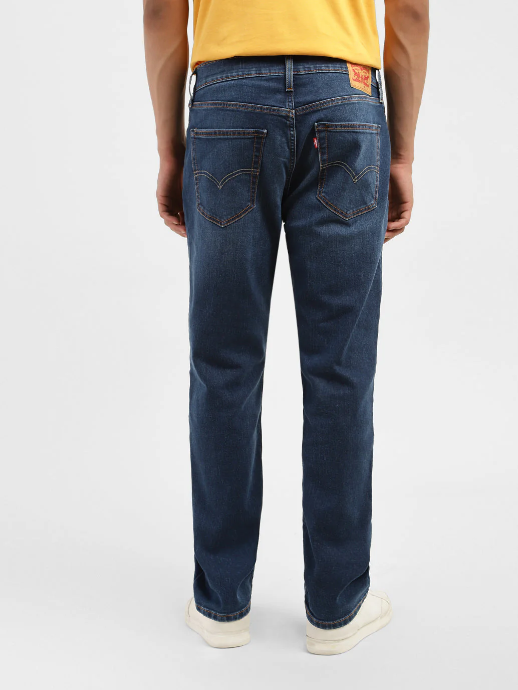 Men's 541 Blue Athletic Tapered Fit Mid Rise Jeans - Image 3