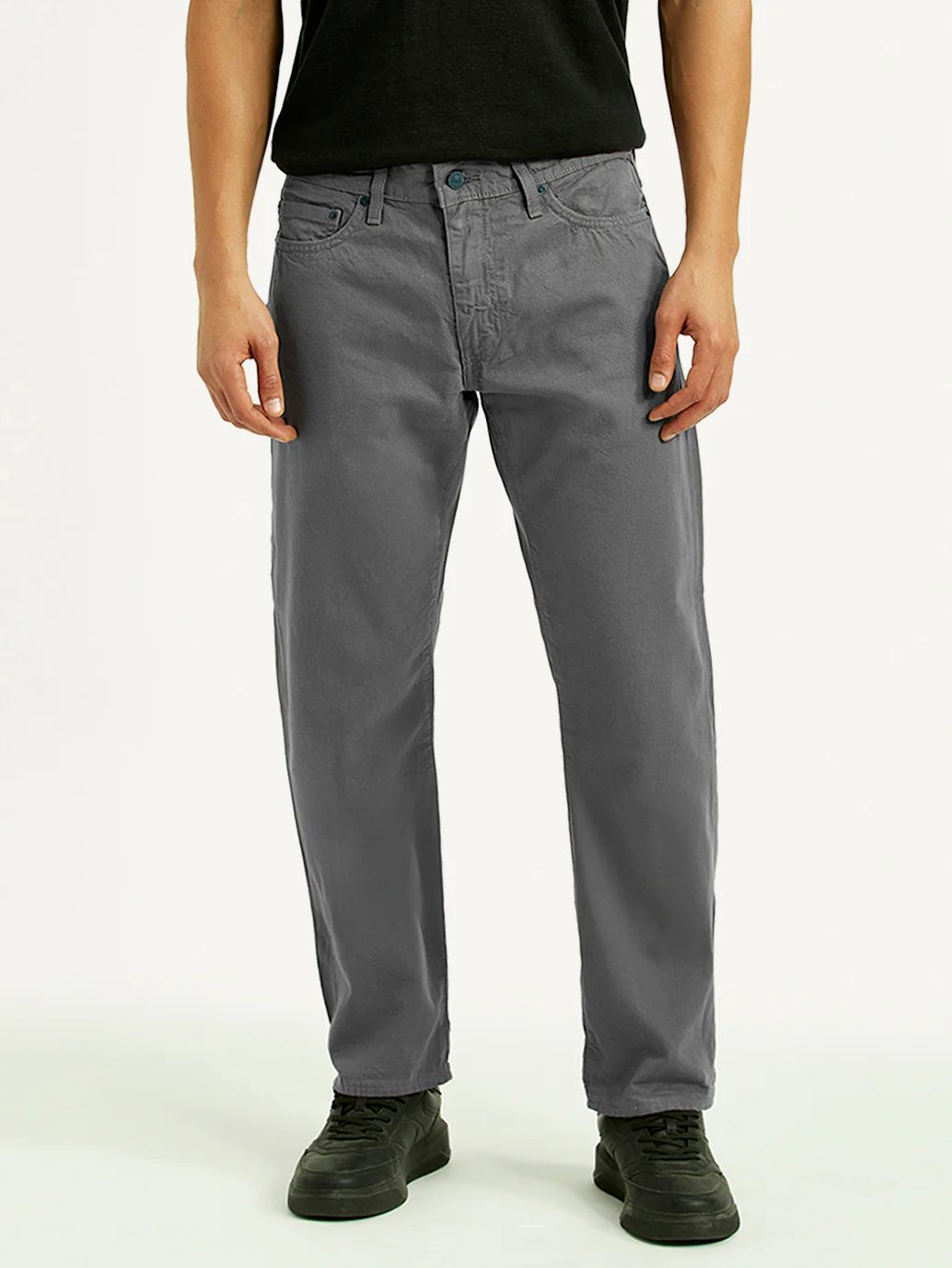 Men's 541 Grey Athletic Tapered Fit Mid Rise Jeans - Image 2