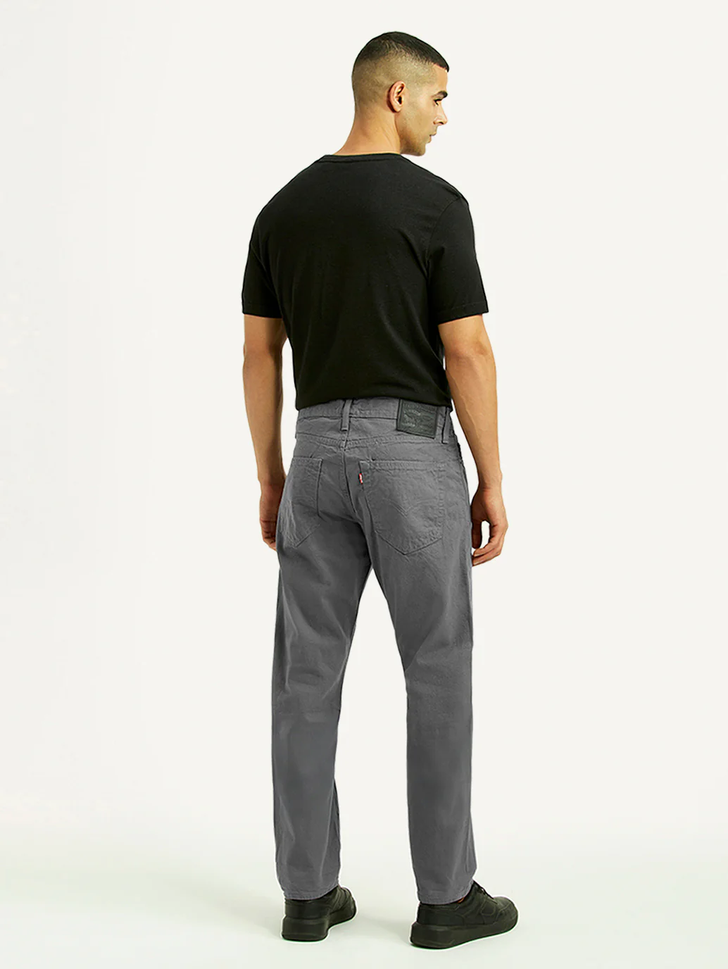 Men's 541 Grey Athletic Tapered Fit Mid Rise Jeans - Image 3